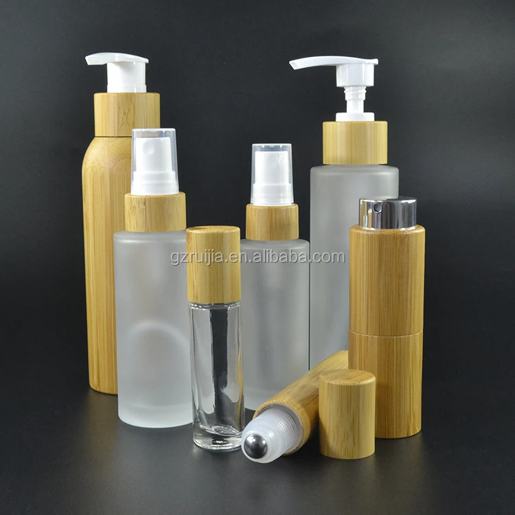 Buy Wholesale Minimalist PLA Plastic Cylinder Bottles with Smooth Bamboo  Treatment Pump Lotion Hand Soap Shampoo Beauty sourcing