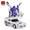 wholesale plastic model toy car change cheapest robots with high quality