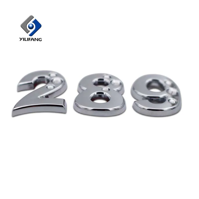 Abs Automotive Sticker Car Badge Logos Number 3d Moto Decal Buy