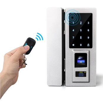 Remote Control Fingerprint Glass Door Magnetic Lock With Cards And Password Buy Glass Door Magnetic Lock Fingerprint Glass Door Magnetic Lock Remote