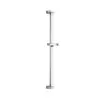 Polished Chrome Square Adjustable Shower Riser Rail Bracket Shower Head Holder Bar Set