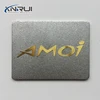Factory for customized etching aluminum label nameplates Aluminum brushed label