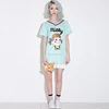 MGOO Fashion Factory Made Women Ringers Tee Shirt Custom Print And Colors OEM Loose T-shirt