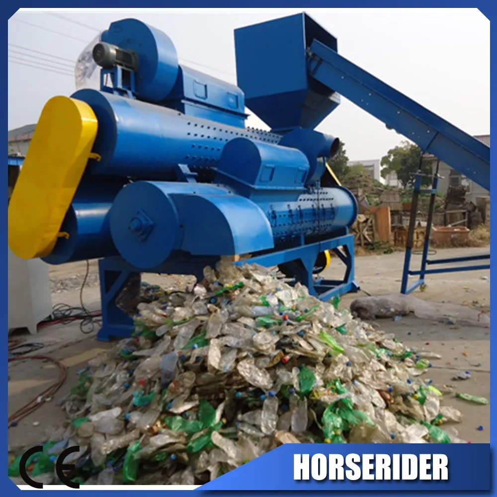 300kg/h 500kg/h Pet Recycling Machine / Pet Bottle Recycling Plant / Pet Flake Washing Line Good