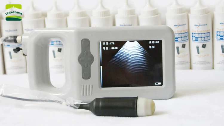 Waterproof portable B mode Ultrasound machines for pigs