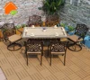 Patio Garden Set Cast Aluminum Outdoor Furniture Foshan