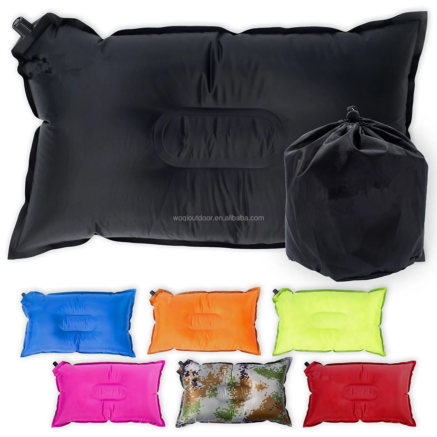 Cuscino Gonfiabile Da Viaggio - Ergonomico Per Collo E Schiena, Per Auto, Spiaggia E Ufficio - Foto 5