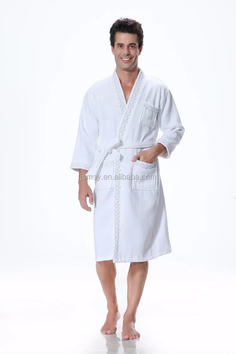 Mens' 5 Star Hotel Bathrobe Cheap Kimono Bathrobe 100 Cotton Terry