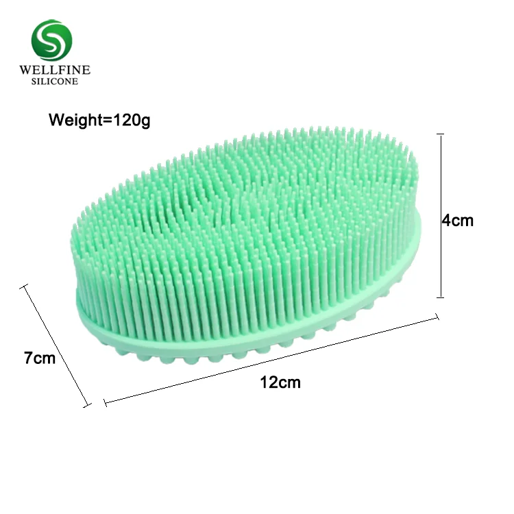 Buy Wholesale China Soft Silicone Spinning Skin Brush Electric Bath Brush  Body Scrubber Shower Brush With Long Handle & Electric Body Brush at USD  5.2