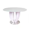round MDF dining table round glass kitchen table prices