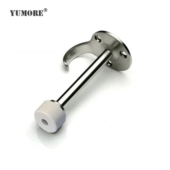 Door Hook Stopper Top Mounted Padded White Rubber Ceiling