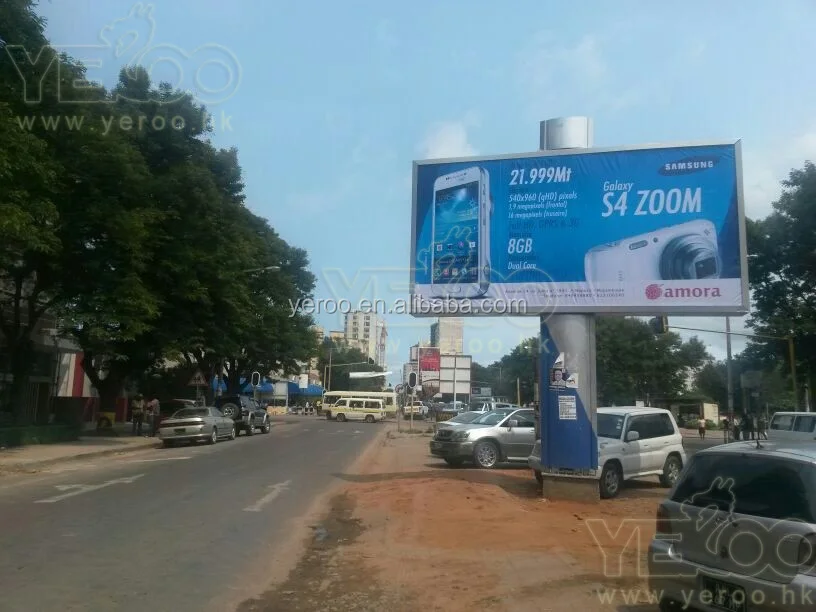 product-YEROO-2019 Advertising equipment 4X3 double sided backlit outdoor billboard-img-3