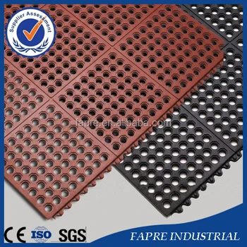 Rubber Floor Mat Drainage Mat Non Slip Bath Mat Used In Bar