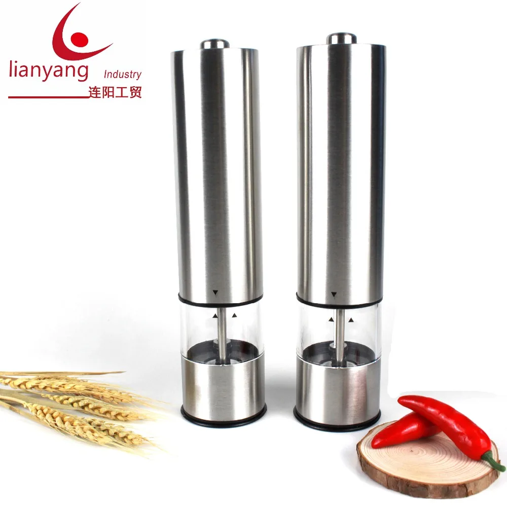 Electric Pepper Mill Stainless Steel Spice Grinder/pepper Grinder/salt