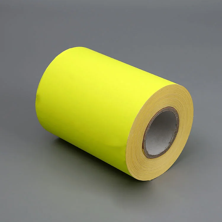 yellow label paper