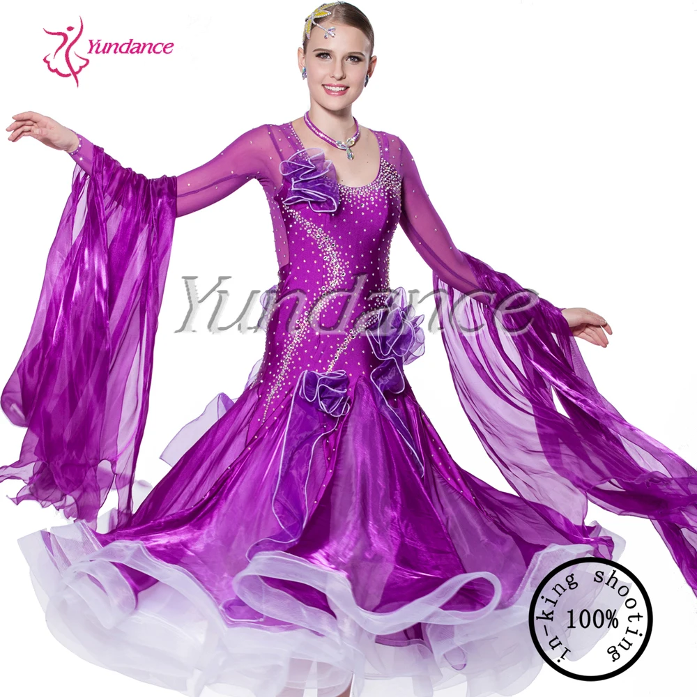 Women Modern Dance Dress Highgrade Ballroom Dance Clothes Standard