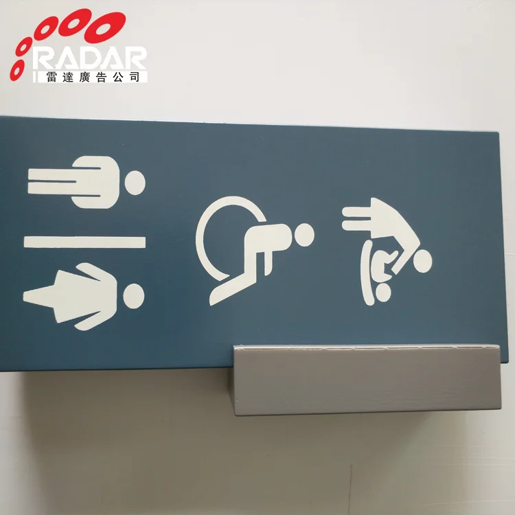 Whole Custom Metal Bathroom Restroom Wc Toilet Sign Door Wall Bathroom Restroom Wc Toilet