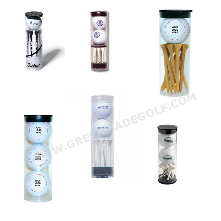 Clear Hard Plastic Tube For Cosmetics Packaging Golf Ballpvc Tube And