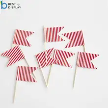 Conception diff&eacute;rente Pays Drapeau/D&eacute;coratif Mini g&acirc;teau Drapeau Cure-Dents