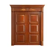 classic villa entry double leaf 6 panel carving wooden front door designs