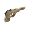 Handmade kids toy wooden rubber band gun