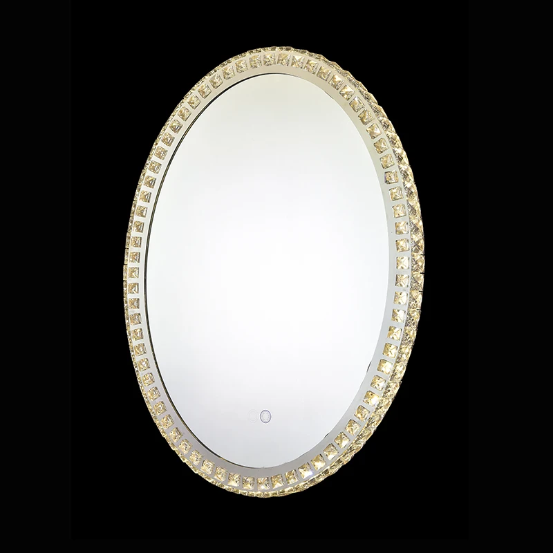 LED lighted bathroom mirror