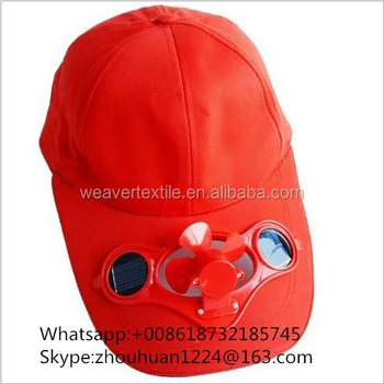 solar powered fan hat