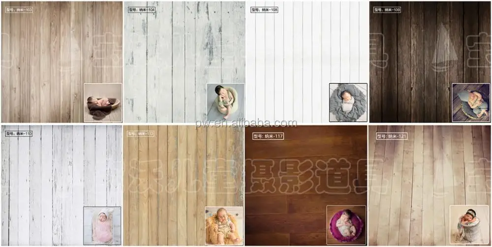 Wood floor Photography Backdrops Fabric Newborn Baby Photo Background Baby Fabric Layer floor wrap