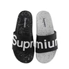 Customizable Mens Fancy Rubber Slippers,High Quality Pool Slide Sandals Black Manufacturer,Luxury Slide Sandals Rubber Slippers