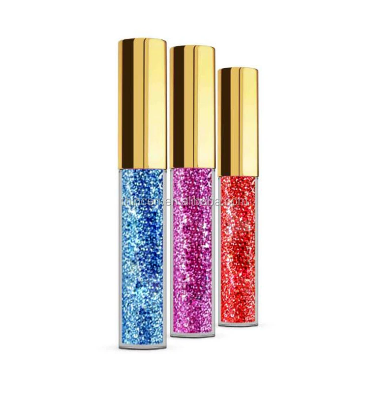 Mulit Color Lady Makeup Pencil Container Oem Glitter Liquid Eyeliner