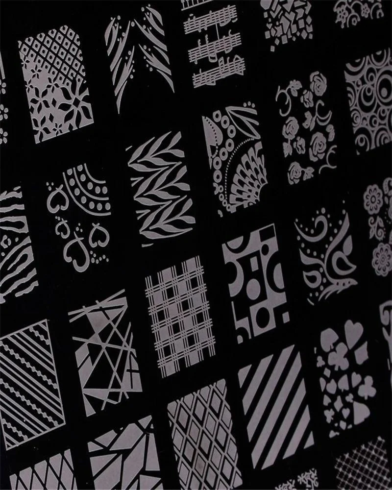 2016 new Flower Design Nail art Image Stamp Plates Polish Stamping Manicure Image XY18 Size 14