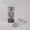 Wholesale cheap cutlery set silver coated salad plastic disposable fork