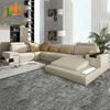 Classic Style Couch Set Leather Furniture Living Room Sofa With Backrast And Light