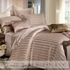 Taihu Snow luxury jacquard silk bedding set silk bed sheet
