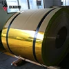 IDEABOND Wall Decoration Building Material Golden Color Coated Mirror Aluminum Coil