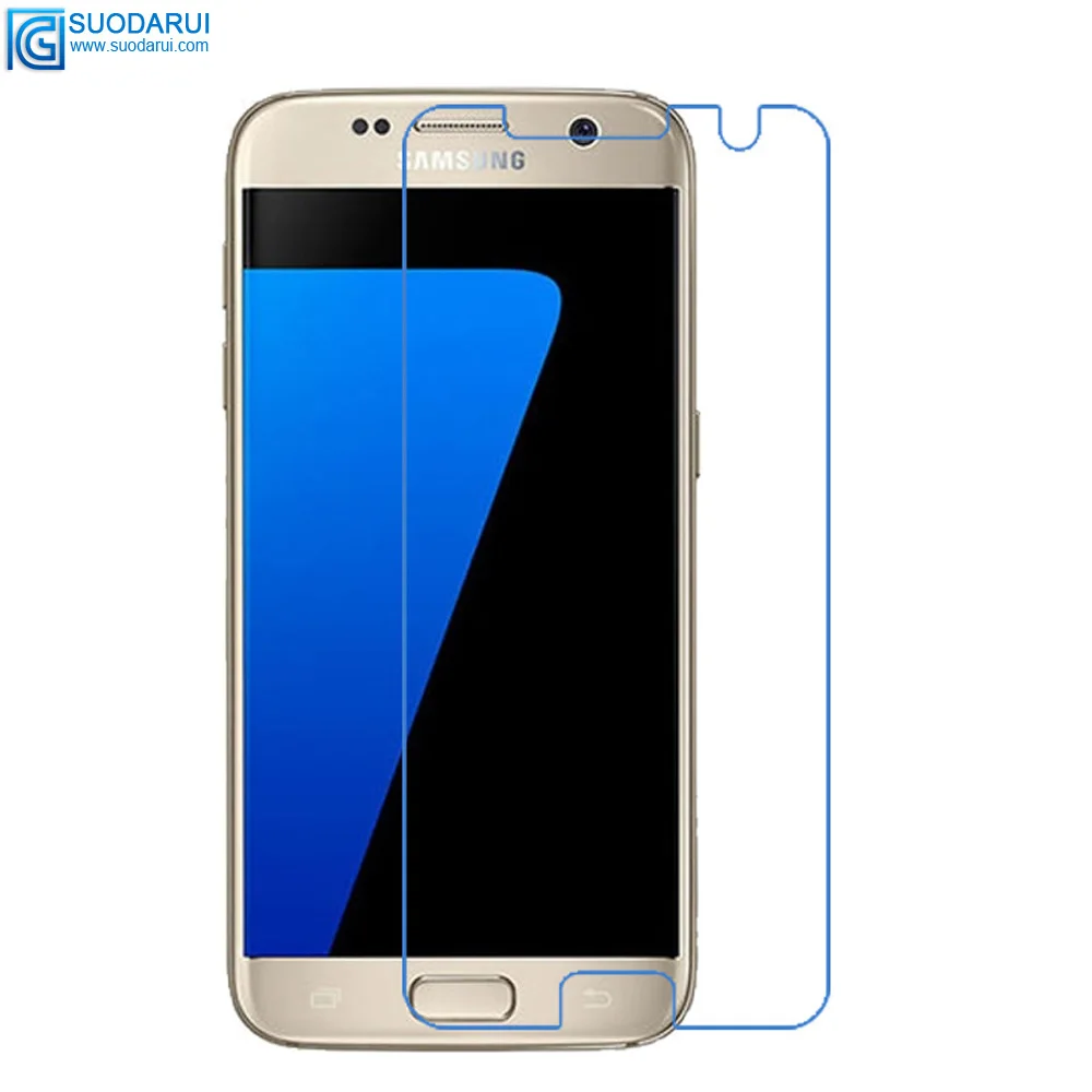Tempered Glass Screen Protector for SamsungGalaxy S7 S7 Edge 9H 2.5D 0.26mm HD Transparent Film