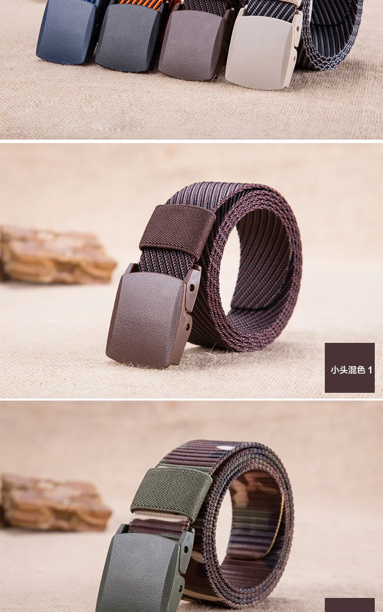 fabric belt black