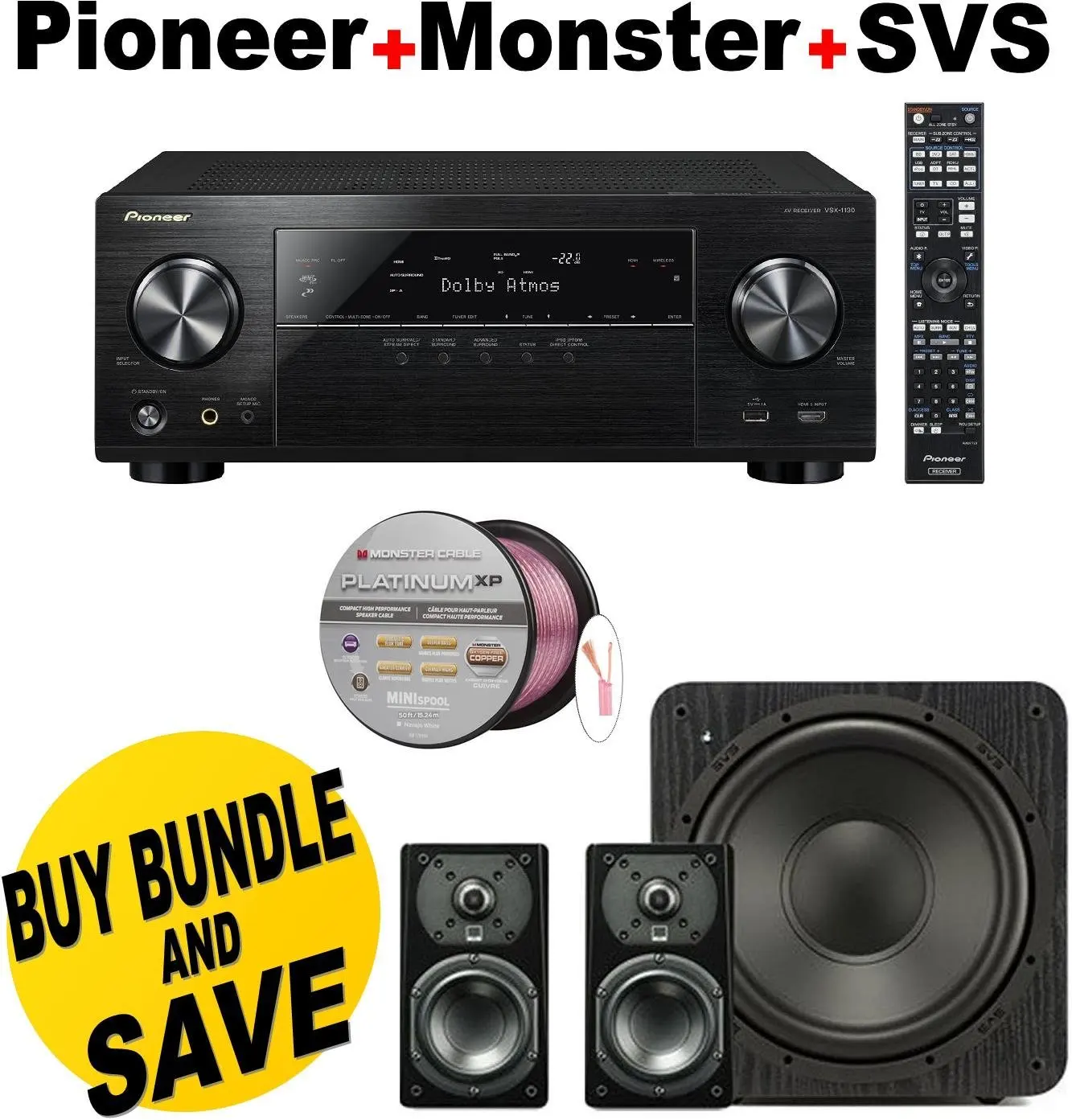 Buy Pioneer VSX-1130-K 7.2-Channel AV Receiver with Built-In Bluetooth