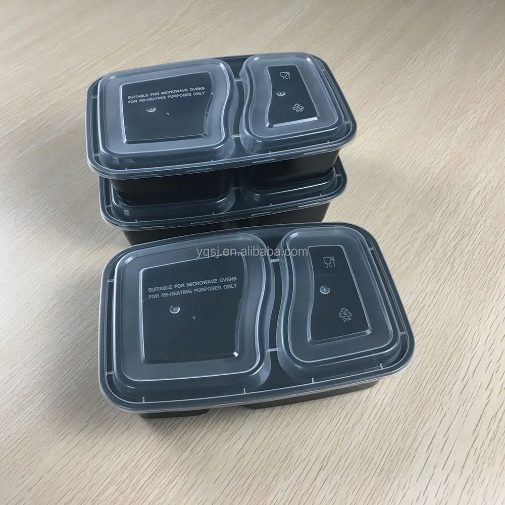 36oz 48oz Black Disposable Takeout Containers Easy Open Plastic Food Container  Togo with Dome Lids - China Plastic Containers and PP price