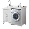 2019 New design Customized Laundry Sink Bathroom Cabinet For Washing Machine with laundry soap