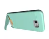 Top quality plastic production phone case wallet card slot cover shell kickstand mobile phone parts for samsung A7 2017