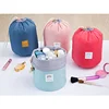 Waterproof Toiletry Bag Travel Cosmetic Bag Round Drawstring Makeup Organizer Storage Bag
