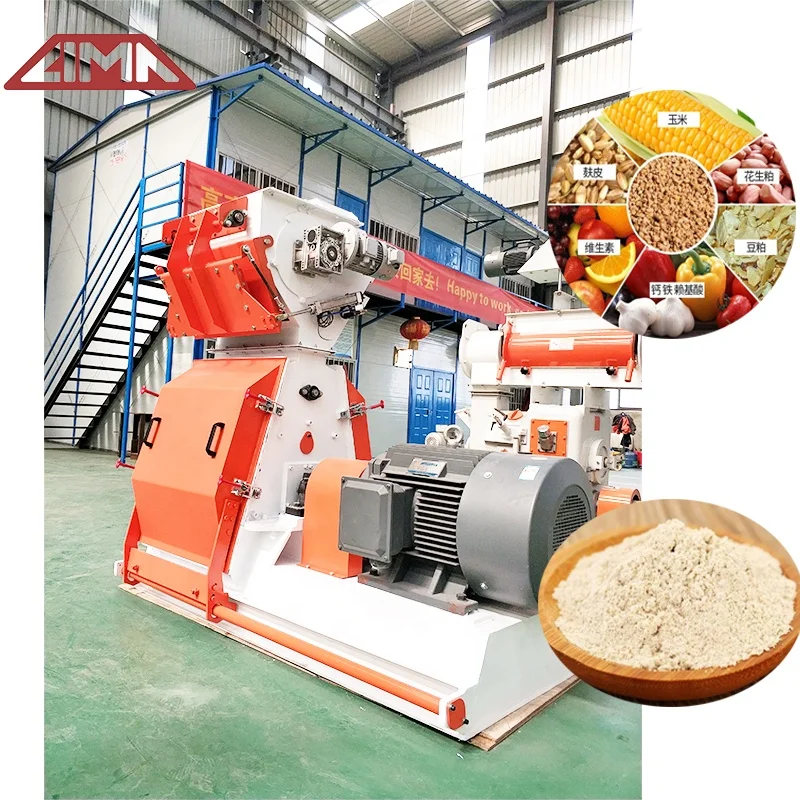 Straw Alfalfa Hammer Mill Machine 5 Ton Per Hour Feed Grinder For Sale