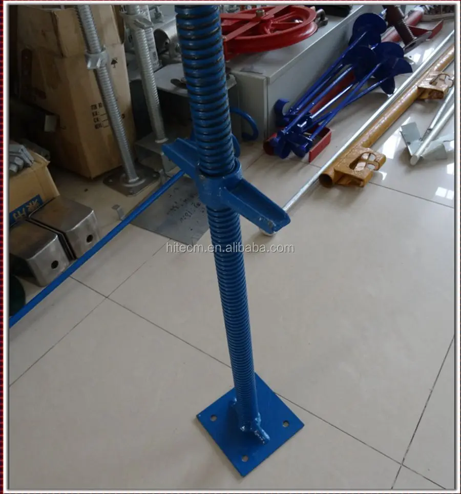 High Strength Adjustable Scaffolding Leg For Supporting Scaffolding