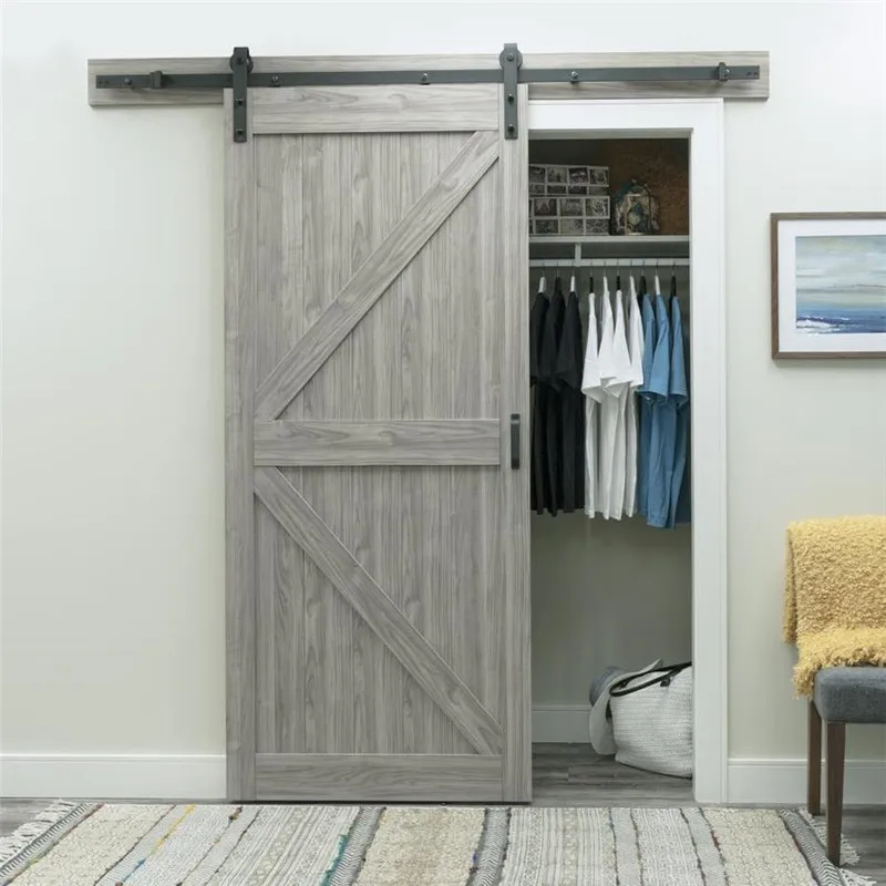 Grey Color Madern Sliding Barn Door Doors For Modern House Buy