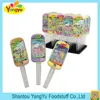 Mini candy in plastic colorful bouncing bead game toy