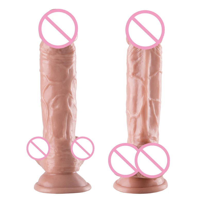 Flesh Realistic dildo  7.4 inch cheap  dick doll for women