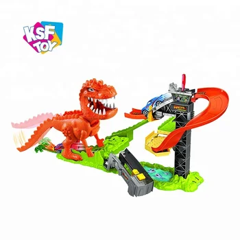 dinosaur car track toy