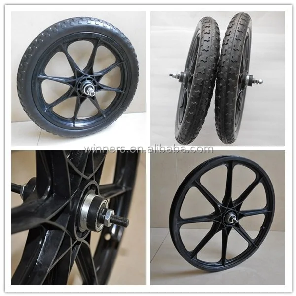 14 Inch Spoke Wheel Semipneumatic Wheels Solid Rubber Wheel For Cart