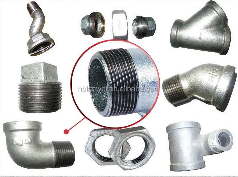 Gi Pipe Fitting Names And Parts Malleable Iron Pipe Fittings Buy
